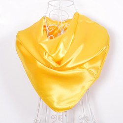 Žltá Šatka Saténová 90x90cm Yellow