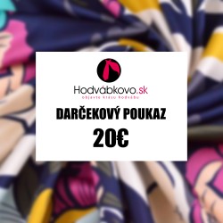 Darčekový poukaz na 20 eur